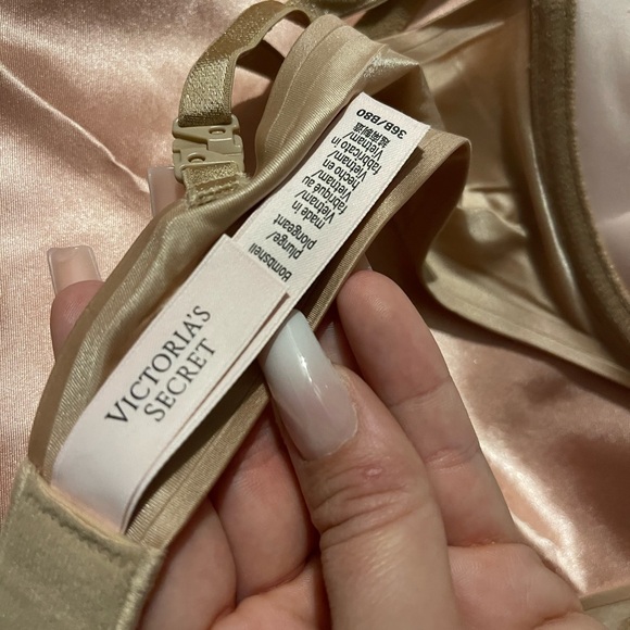 Victoria's Secret Gold Satin Bra - Picture 2 of 3